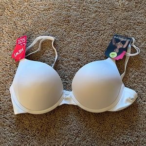 White Push Up Bra